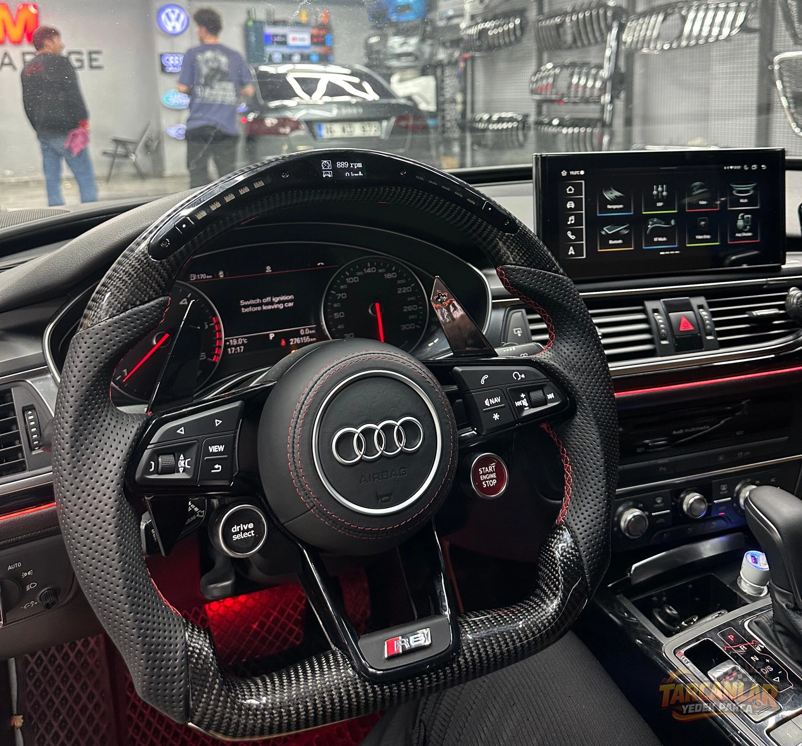 Audi RS Karbon LED Direksiyon (Formula Tarzı)